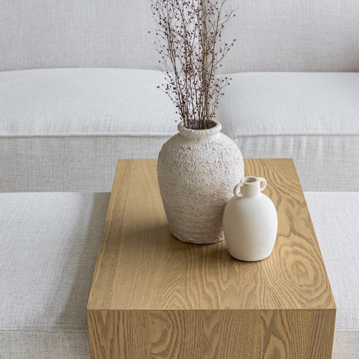 Forest Coffee Ottoman - Cream