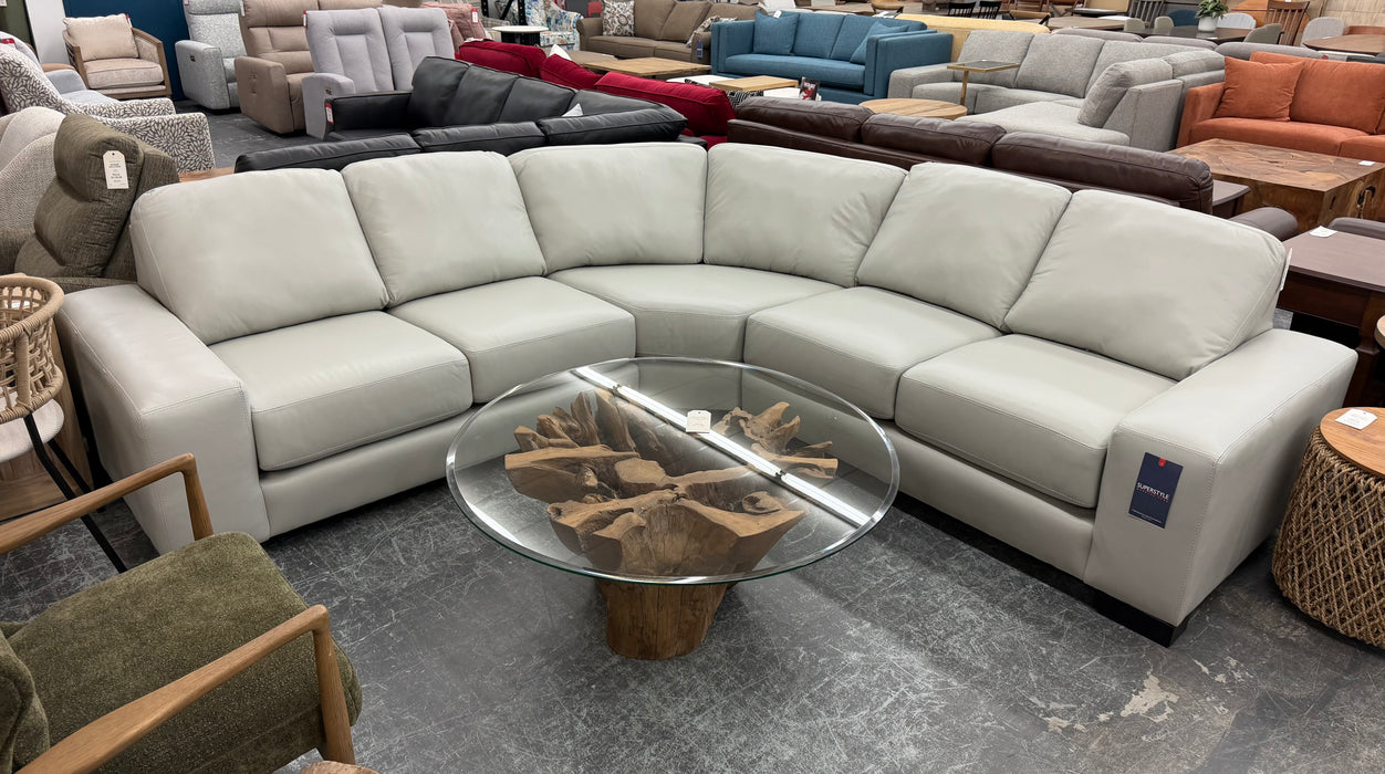 L6053 3 Pc. Leather Sectional