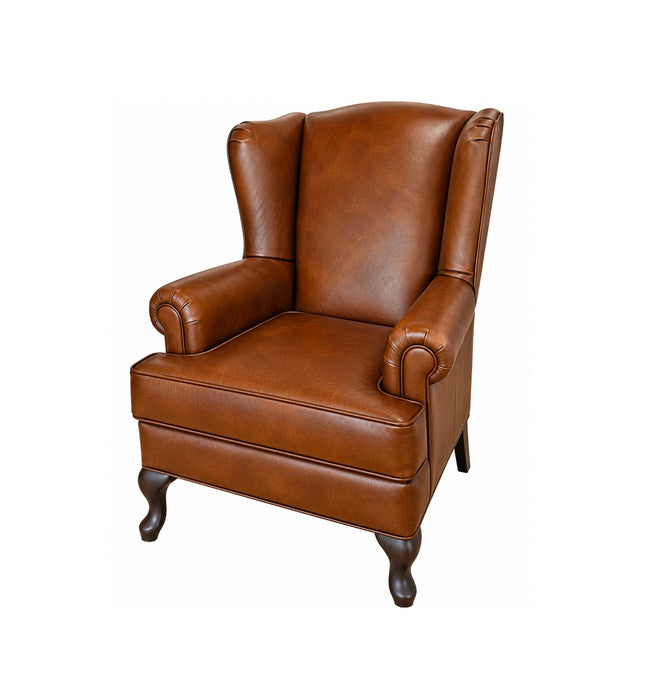 L30Q Leather Wing Chair