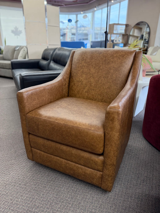 3443 Leather Swivel Chair