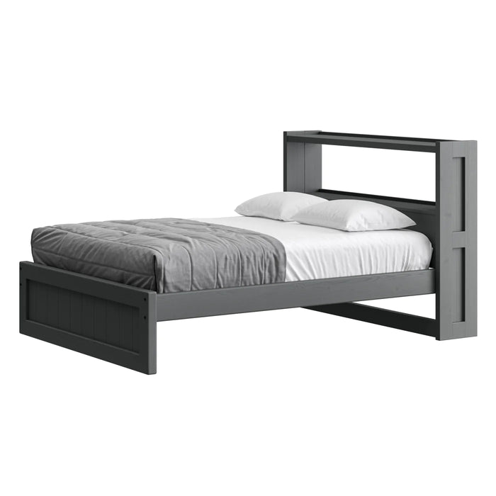 Bookcase 54" Double Bed with in Graphite Finish