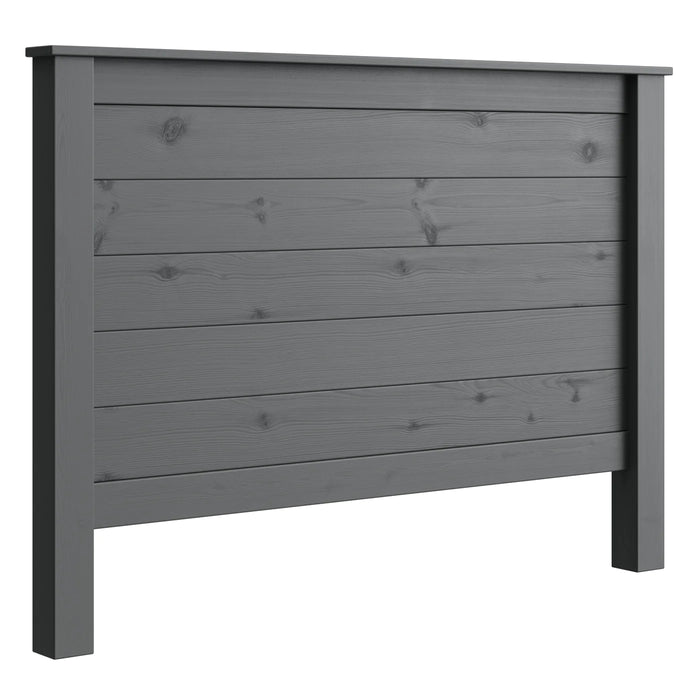 HarvestRoots 60" Queen Headboard Only in Graphite Finish