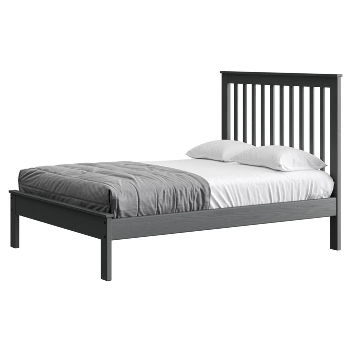 Mission 54" Double Bed in Graphite Finish