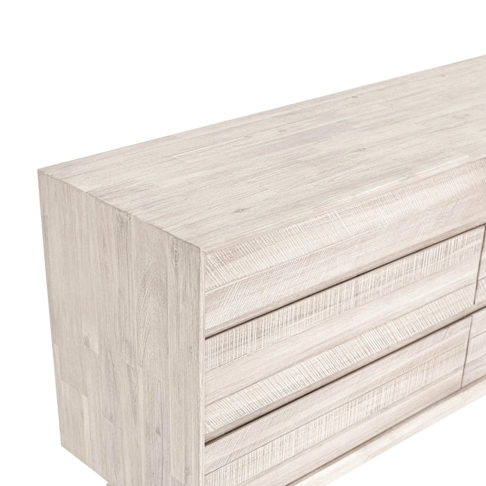 Gia 6 Drawer Dresser (White)