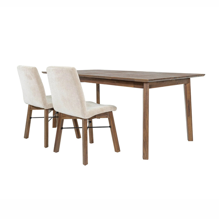 Gia Large Extension Dining Table - Pecan