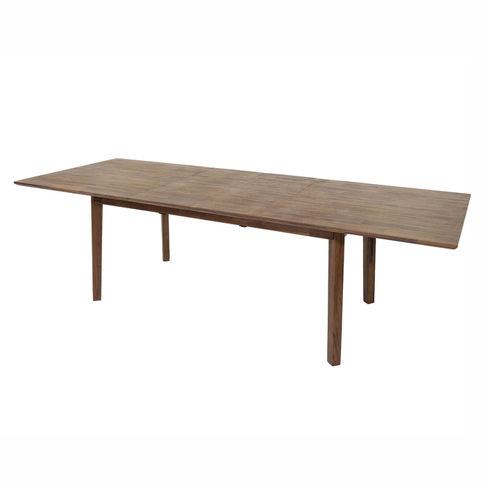 Gia Large Extension Dining Table - Pecan