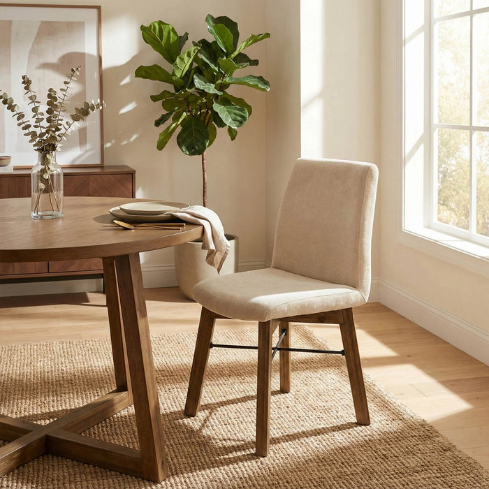 Gia Large Extension Dining Table w/6 Gia Chairs