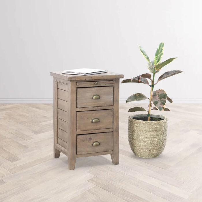 3 Drawer Side Table (Sundried)