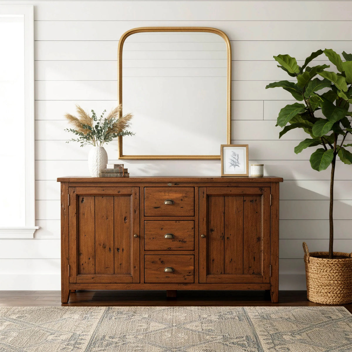 新品　REBECCA PINTO ラージウッドカフ　ブラウン　定価2万円 Irish Coast Large Sideboard (Dusk) — Osmond's Furniture