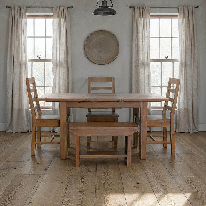 Irish Coast Small Dining Table & 4 Chairs (Sundried)