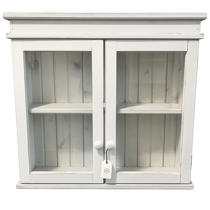 Acadian Wall Cabinet in Dove Finish