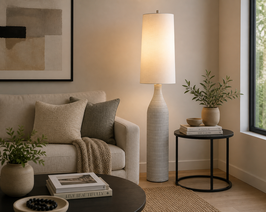 Crimson Floor Lamp