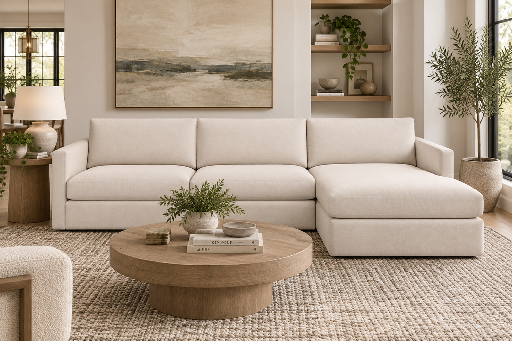 Malibu Fabric Sectional Suite