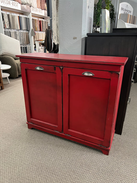 Double Tilt Bin in Berry Finish