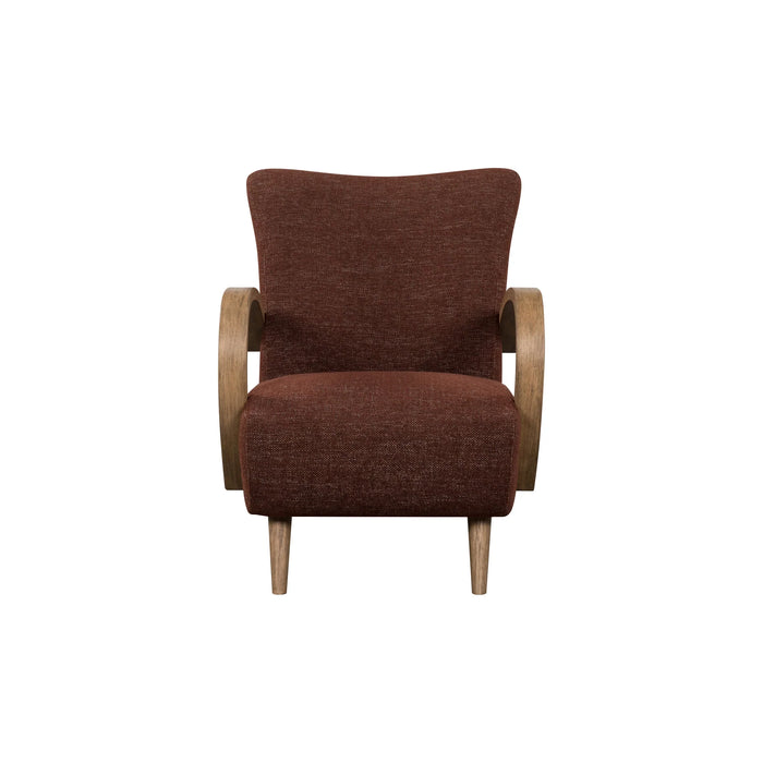 Louis Club Chair (Textured Choco)