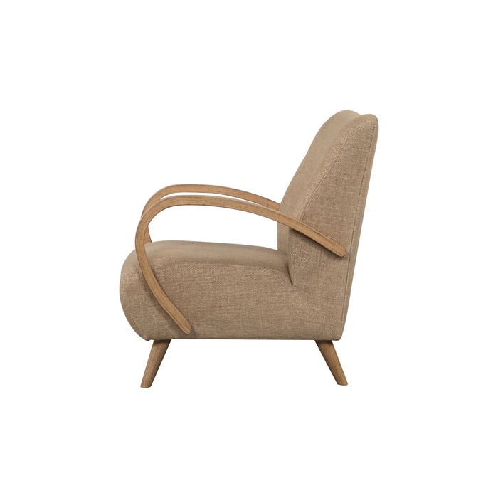 Louis Club Chair (Textured Honey)