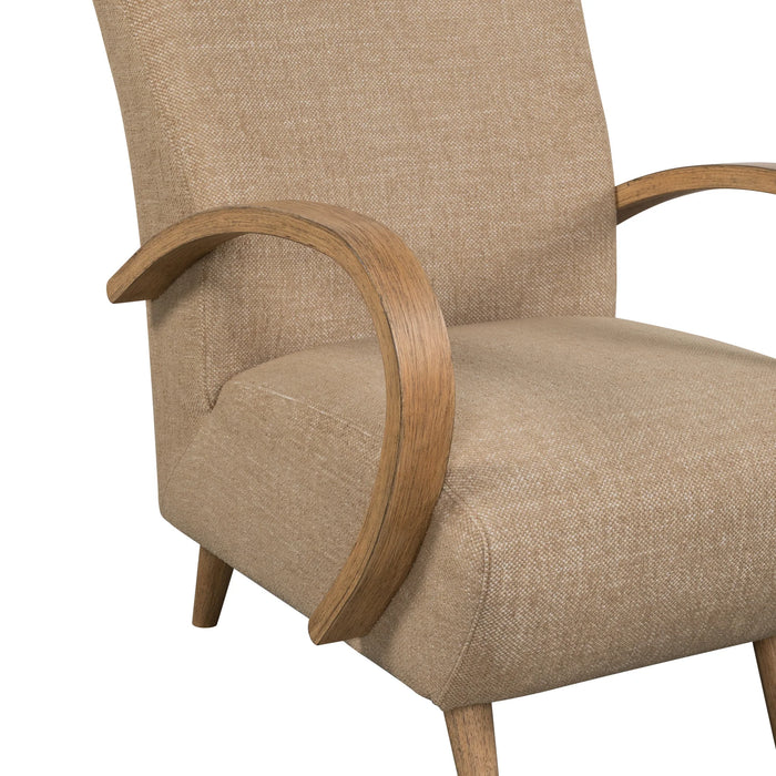 Louis Club Chair (Textured Honey)