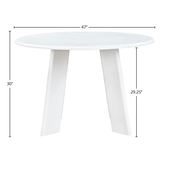 Pristine 47" Round Dining Table