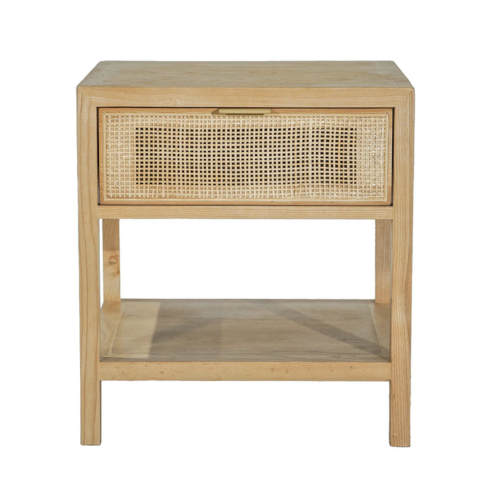 Rattan Side Table - Natural