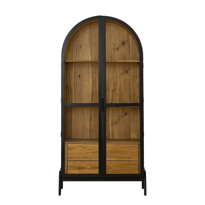 Remix Arch Cabinet - Antique Black