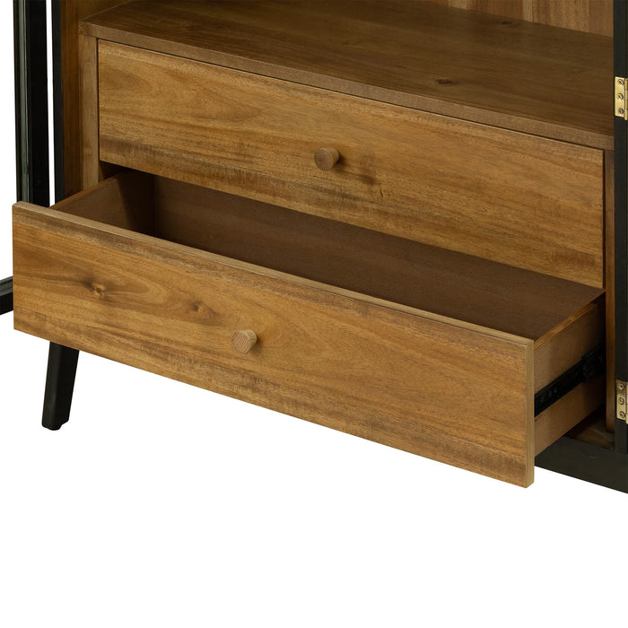 Remix Arch Cabinet - Antique Black