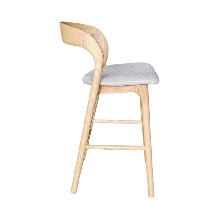 Rotondo Counter Stool - Natural Frame