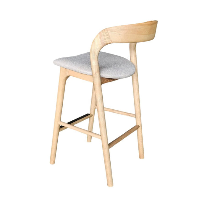 Rotondo Counter Stool - Natural Frame