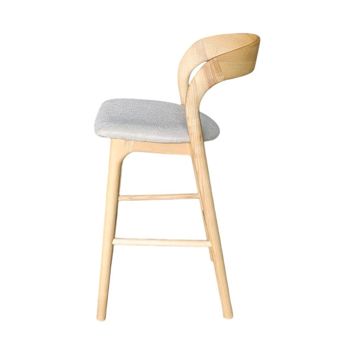 Rotondo Counter Stool - Natural Frame