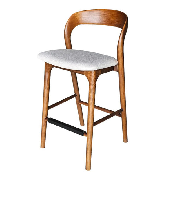 Rotondo Counter Stool - Walnut Frame