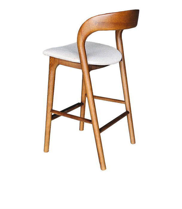 Rotondo Counter Stool - Walnut Frame