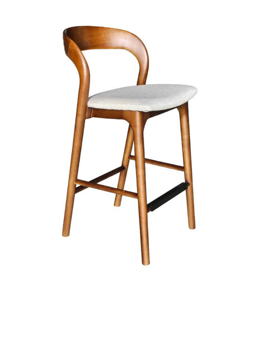 Rotondo Counter Stool - Walnut Frame