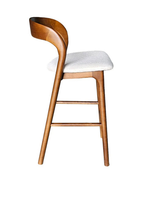 Rotondo Counter Stool - Walnut Frame