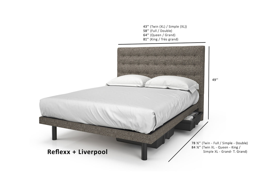 Liverpool Upholstered Bed
