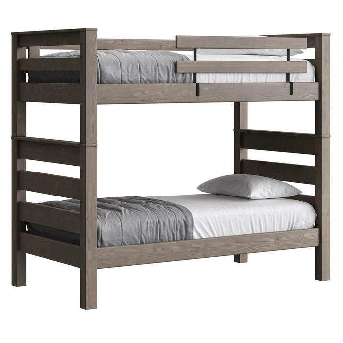 TimberFrame 39"/39" Twin Bunkbed in Storm Finish