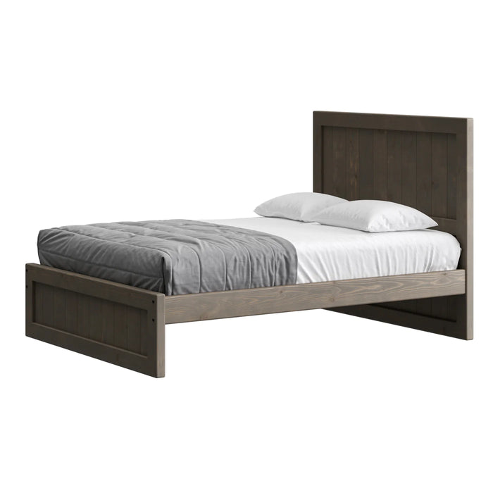 Panel Double Bedroom Set in Storm Finish