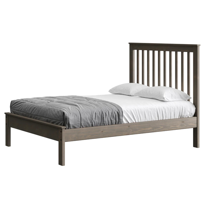Mission 54" Double Bed in Storm Finish