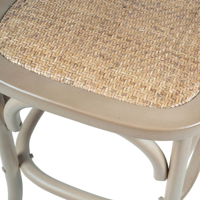 Cross Back Counter Stool