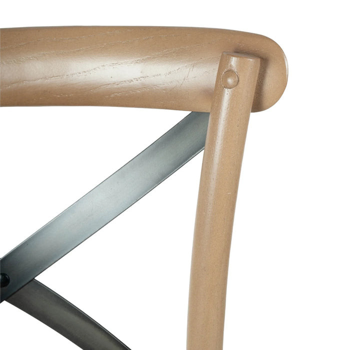Cross Back Counter Stool