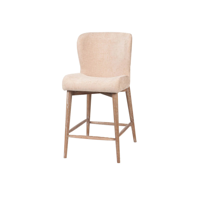 Uffizi Counter Stool - Champagne Chenille