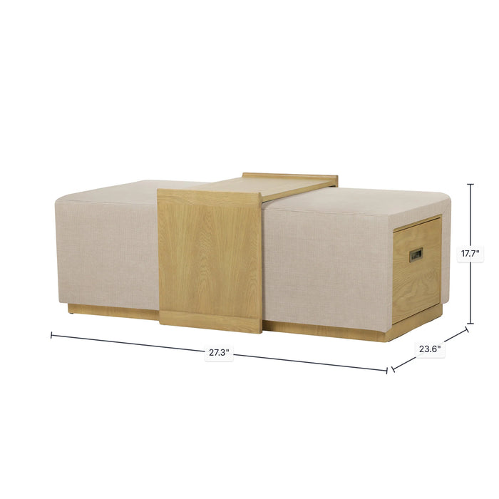 Elara Storage Ottoman