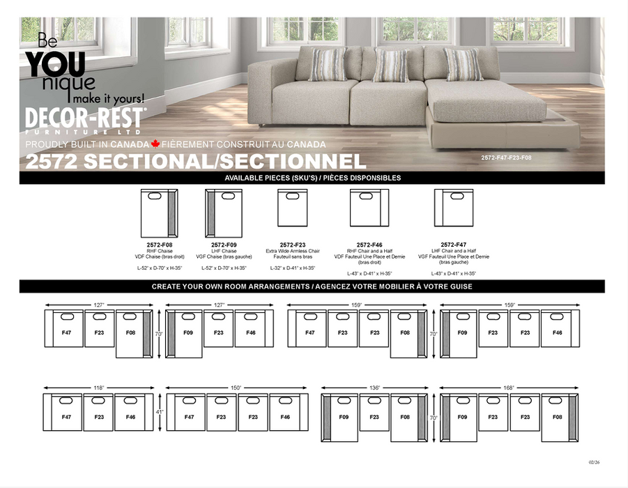 2572 Sectional Suite