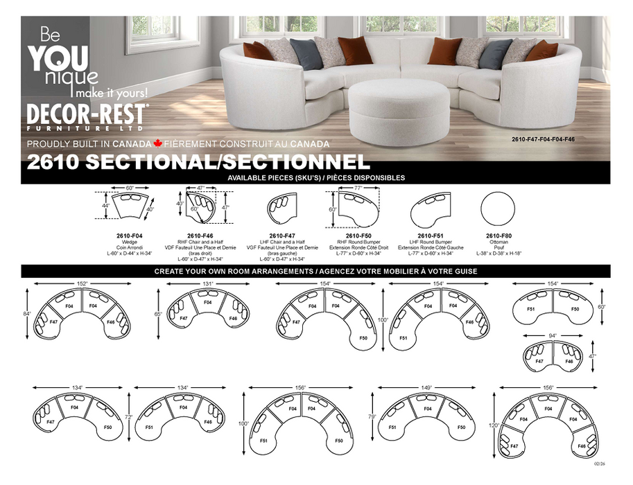 2610 Sectional Suite