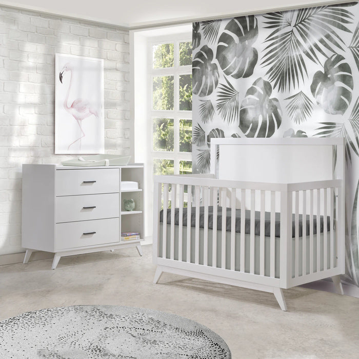 Sissi Convertible Crib and Dresser Combo