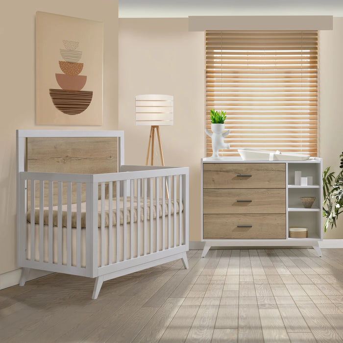Sissi Convertible Crib and Dresser Combo