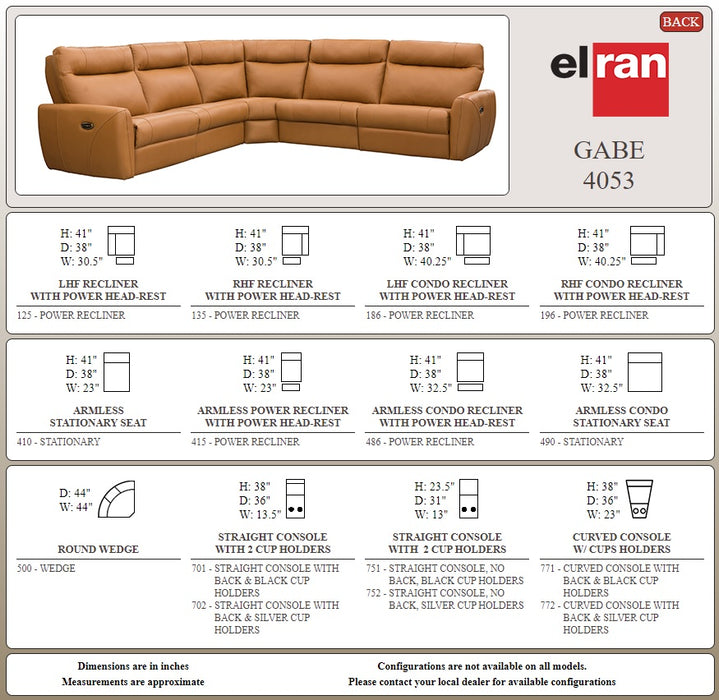 Gabe Reclining Sectional