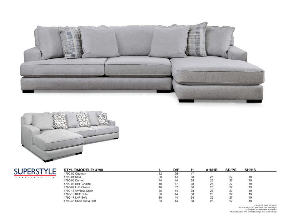 4790 Sofa/Sectional Suite