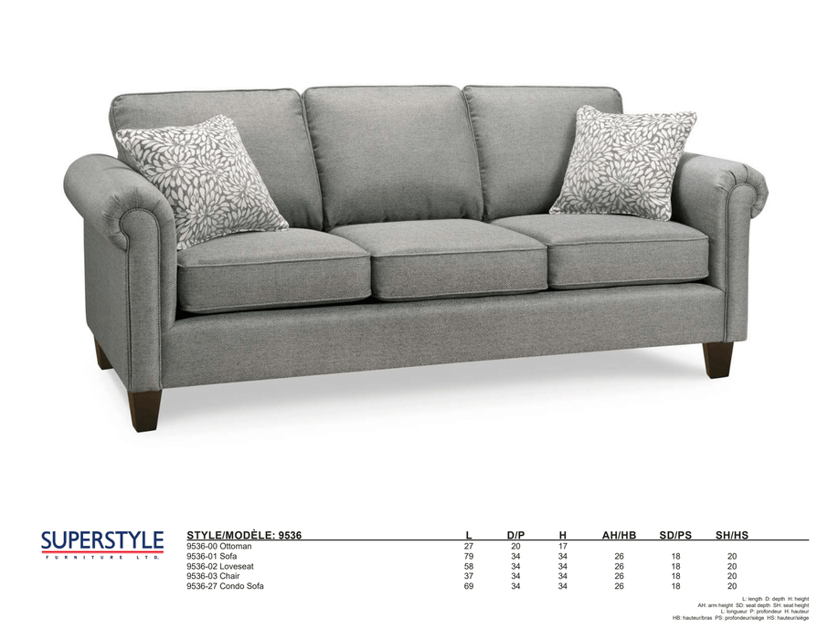 9536 Sofa Suite