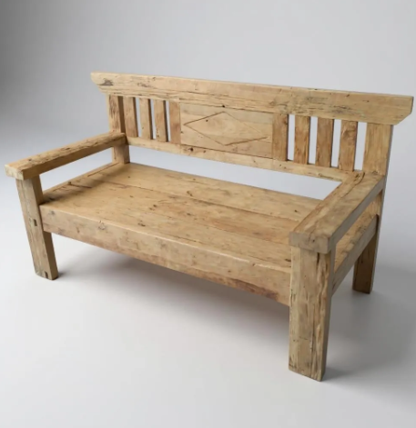 Large Teak Garden Bench