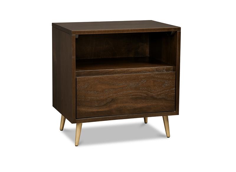 Evora 1 Drawer with Opening Nightstand