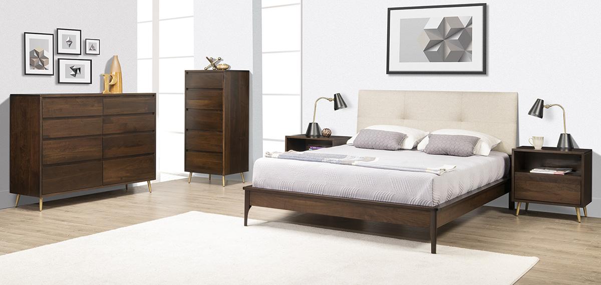 Evora Fabric Platform Bed